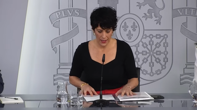Elma Saiz, ministra de Seguridad Social