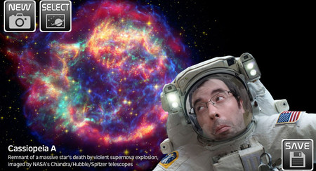 NASA Selfies es la nueva app de la NASA para hacerte selfies flotando en el espacio