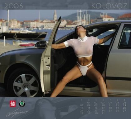 Calendario Skoda Agosto 2006