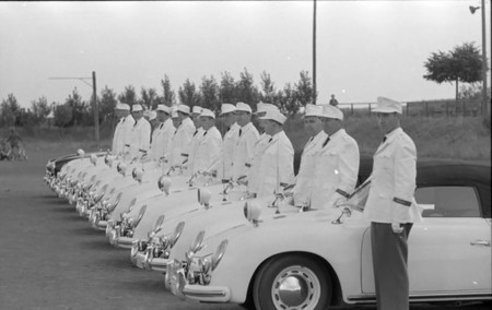 Bundesarchiv Autobahnpolizei Nrw Besuch Aus Frankreich