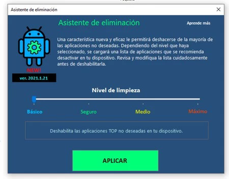 Androidシステムアプリケーションを削除する