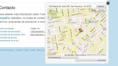 Accede en Firefox o Chrome a un mapa de cualquier dirección que encuentres en un sitio web con Quick Maps