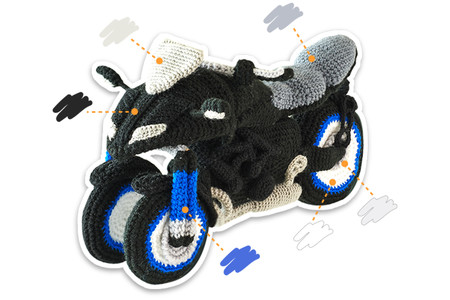 Yamaha Niken Amigurumi 1