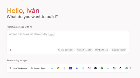 Firebase Studio no se diferencia en exceso de un chatbot como ChatGPT o Gemini