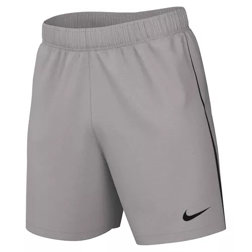 Nike Knit Soccer Shorts M Nk DF Lge Knit III Short K, Pewter Grey/Black/Black, DR0960-052, L