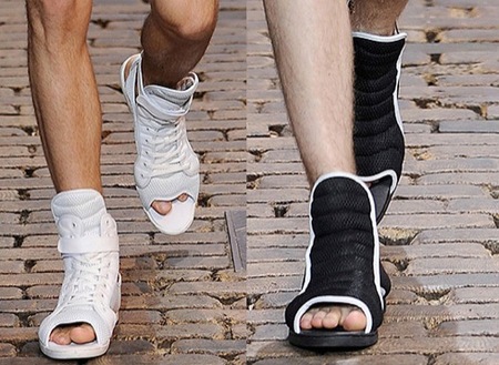 ¿Los peep toes masculinos?