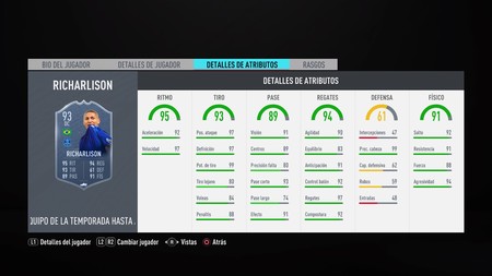 TOTSSF. Todos los mapas del Equipo de la temporada de la Premier League y los nuevos objetivos temáticos 32 Fifa 20 C Fut en los menús 1293