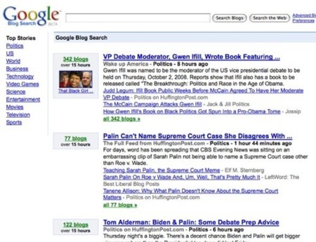 Google renueva Blog Search