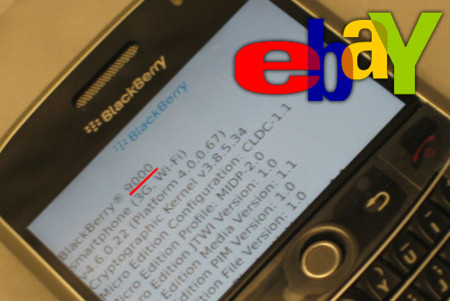 BlackBerry 9000 en eBay