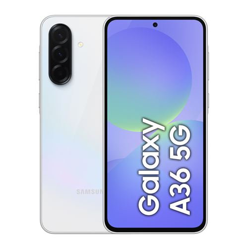 Samsung Galaxy A36 5G 6GB/128GB Smartphone 6.7" Super AMOLED 50MP 5000mAh 45W Android 15 Blanco