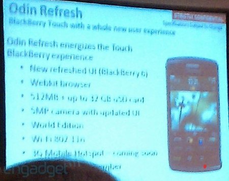 BlackBerry Storm3, primeras filtraciones