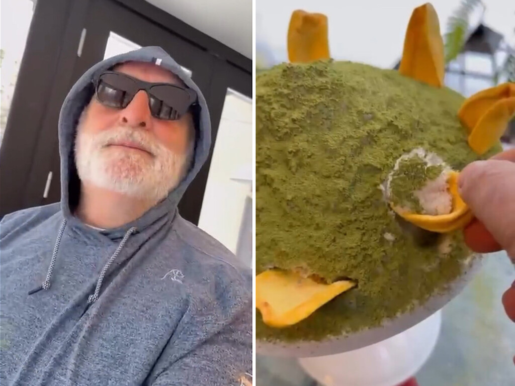 Si tienes nieve, tienes una tarta. Así la hace José Andrés: “Solo necesitas nieve fresca, azúcar, matcha y fruta”