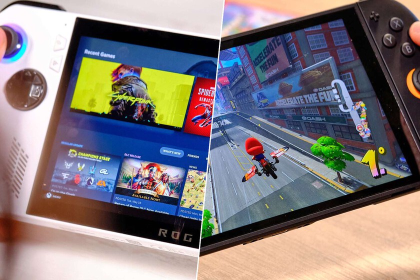 Me debato entre una Nintendo Switch 2 y una consola tipo Steam Deck: esta es la que yo elegiría tras probar ambas