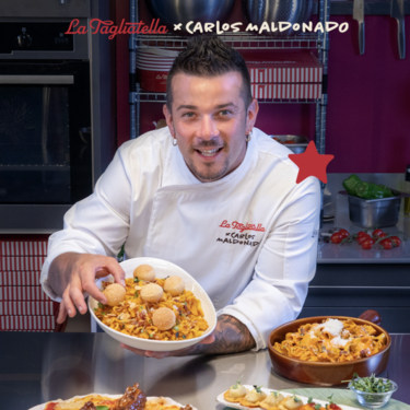 El chef con estrella Michelin Carlos Maldonado elabora cuatro nuevos platos para La Tagliatella 