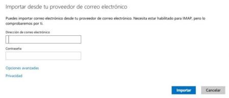 Outlook.com es ahora capaz de importar correos de otros servicios IMAP