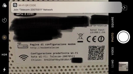 QR Wi-Fi iPhoneルーター