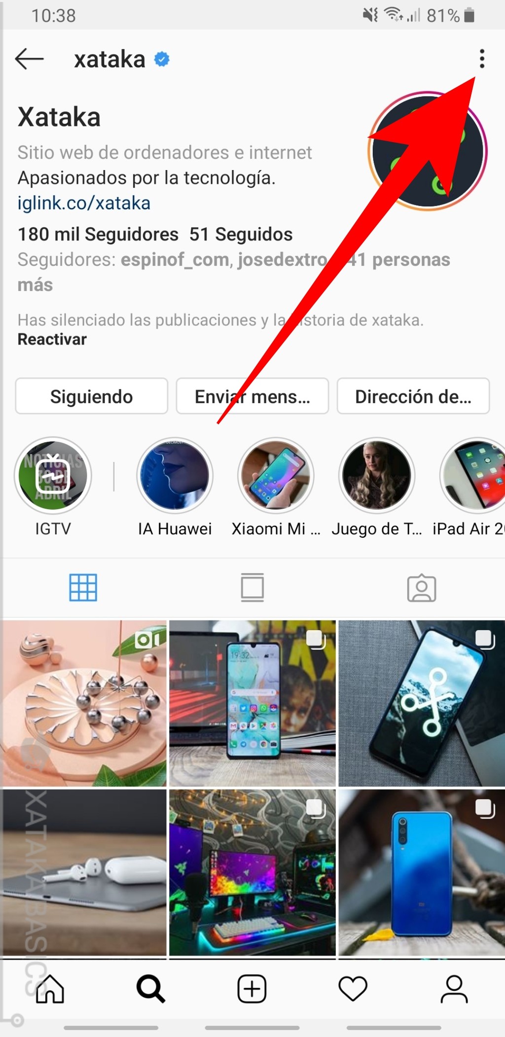 Instagram cómo bloquear y denunciar usuarios o publicaciones.