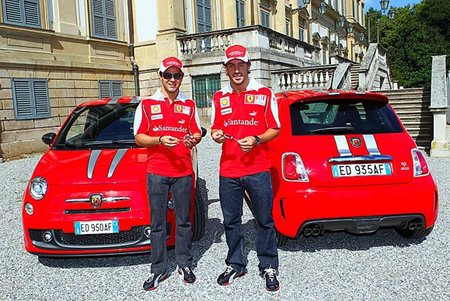 Fernando Alonso y Felipe Massa ya tienen sus Abarth 695 Tributo Ferrari