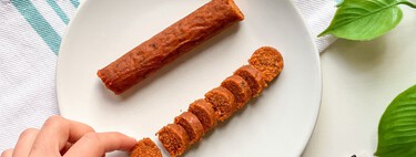 Probamos un chorizo vegano que se produce en Murcia y nos sorprendió de lo rico que esta