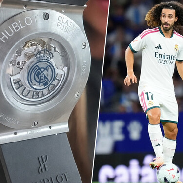 Cucurella ha recibido sus regalos de bienvenida del Real Madrid, incluido un reloj único que no existe en el catálogo de Hublot