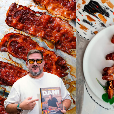 Tan elemental como funcional: la versión de Dani García de los dátiles con beicon tienen un truco en forma de quesadilla mexicana 