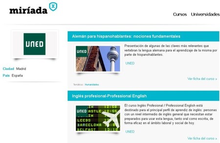 Cursos de inglés profesional y alemán básico, gratuitos con la UNED a través de Miríada X