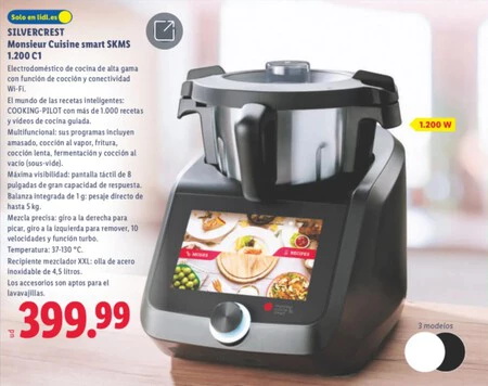 Folleto Lidl Monsieur Cuisine Smart Skms 1200 C1