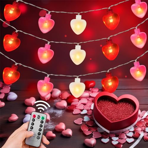 Probuk Guirnalda luces corazón
