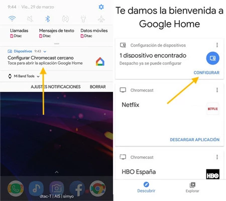 Cómo configurar Google Home desde tus dispositivos inteligentes