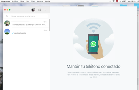 whatsapp online para mac