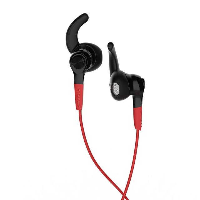 AURICULARES DEPORTIVOS RUNNING KALENJI ONEAR 100 ROJO/NEGRO