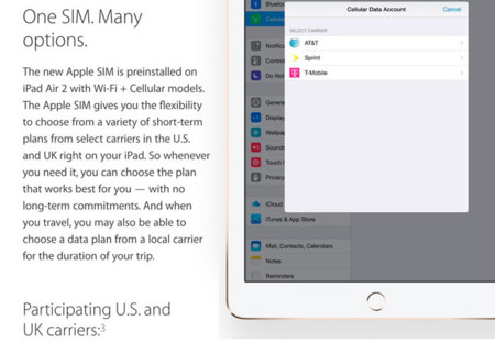 Apple SIM, la SIM inteligente que llega con el iPad Air 2