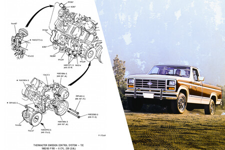 Ford Thermactor Y F 150 De 1983