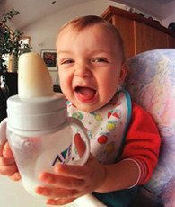 No quiere tomar leche