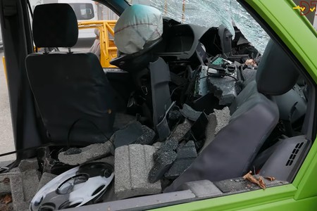 Accidente Carga Furgoneta 1