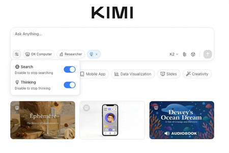 Es impresionante todo lo que incluye Kimi en su IA