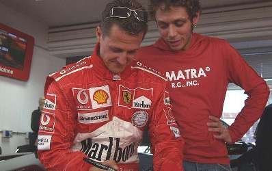 Rossi, ¿tercer piloto de Ferrari?
