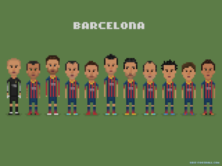 Fútbol en 8 bits, la imagen de la semana