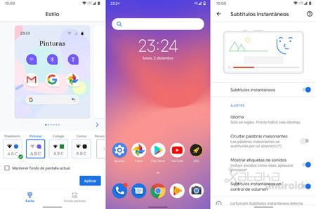 Google actualiza todos sus Pixel con temas y gestos en cualquier launcher, los Pixel 3 y 3a también reciben Live Caption