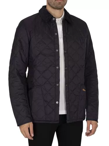 Barbour Hombre Chaqueta Acolchada Heritage Liddesdale, Navy, M