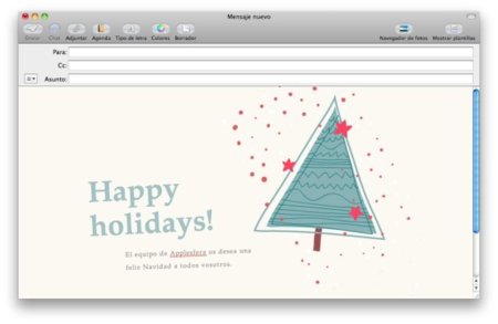 Plantillas navideñas para Mail gratis, gracias a Jumsoft