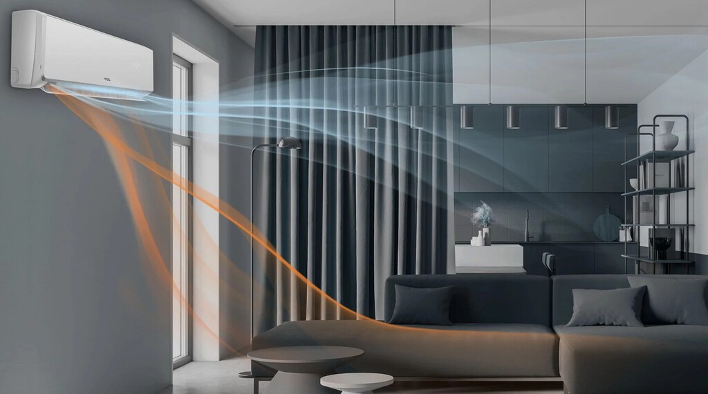 Este es el mejor sitio para colocar el split del aire acondicionado en la habitación. Funcionará mejor y gastará menos 