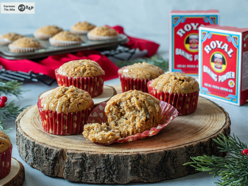 Receta de muffins de Navidad, un antojo ideal para cualquier momento del día