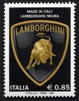 Lamborghini se pasa a la filatelia