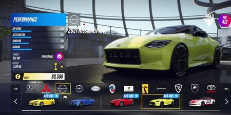 ¿450 hp para el Nissan 400Z? un videojuego pudo haber filtrado la cifra oficial