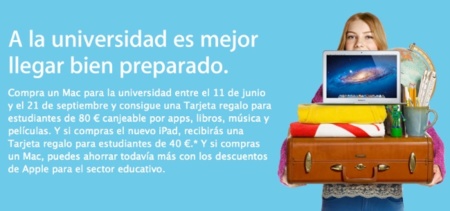 Comienza la campaña Vuelta a Clase de Apple, del 11 de junio al 21 de septiembre de 2012