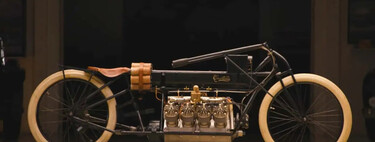 Alguien pensó que era buena idea meterle un V8 aeronáutico a una bici sin frenos. La cosa se ponía a 200 km/h 