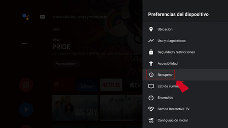 Borrar Android Tv 3