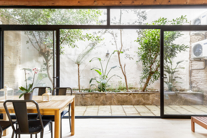 Los patios, terrazas y jardines también son para el invierno