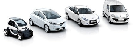 gama eléctrica de renault